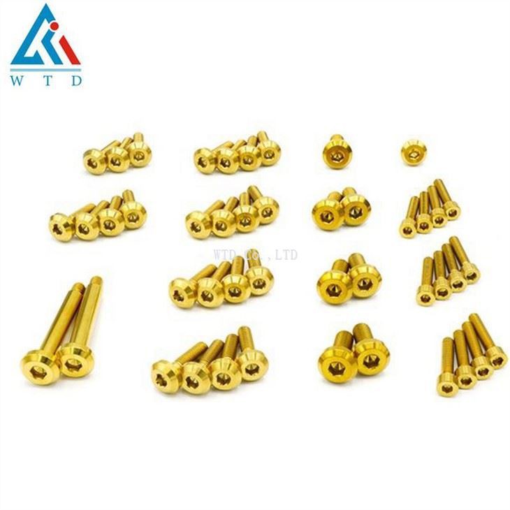 Μπουλόνια καλύμματος κινητήρα τιτανίου